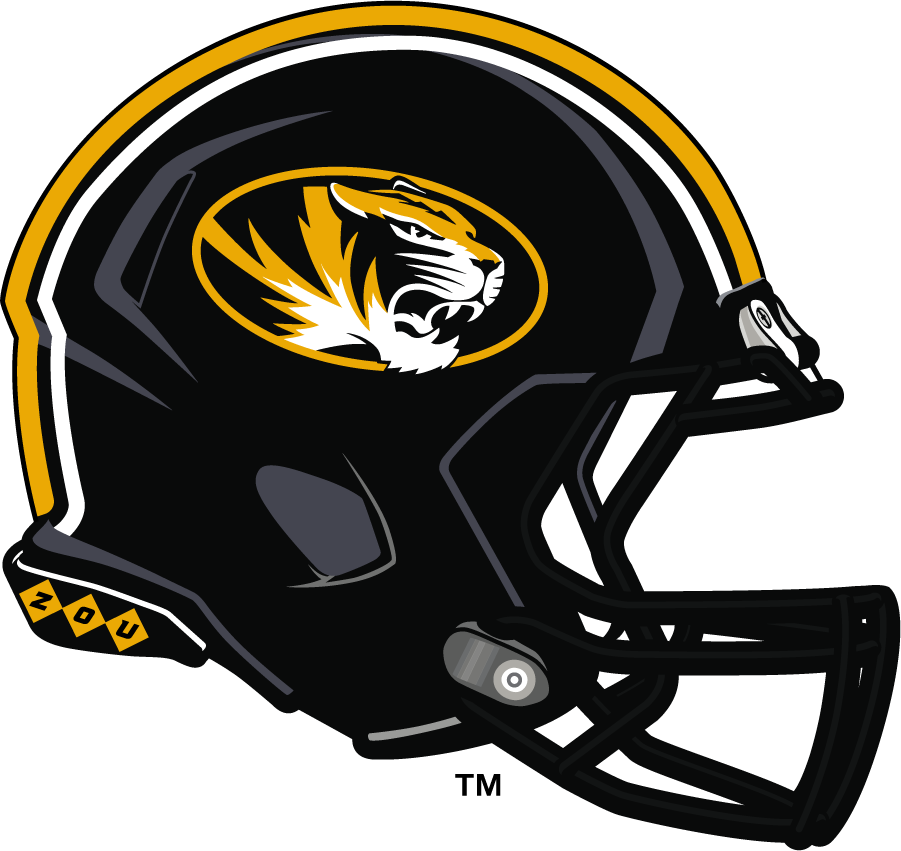 Missouri Tigers 2019-Pres Helmet Logo diy DTF decal sticker